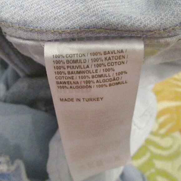 The Ragged Priest Patchwork Jeans Size 34 Bell Bottom Hippie Trip 90s Rave Y2K - Picture 10 of 10